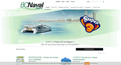 Desktop Screenshot of barcelonanavaltours.com